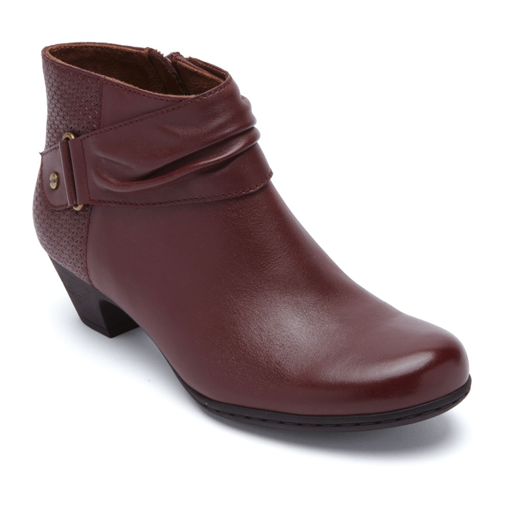 Rockport Støvler Dame Brune - Brynn Rouched - VYCL37849